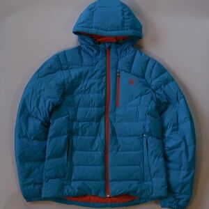 Spyder Men's blue and red Puffer Jacket
